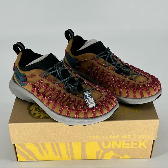 KEEN NEW UNEEK SNK SNEAKERS BROWN SUGAR BLACK WOMEN’S 8.5 MEN’S 7 HIKING OUTDOOR - Picture 3 of 13